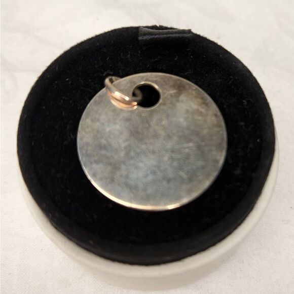 silver coin love language pendant - Picture 6 of 8